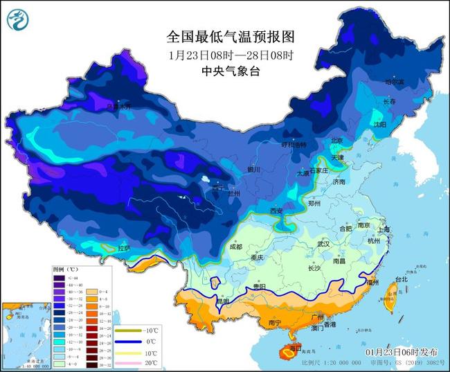 中央气象台发布2025年首个寒潮预警 西北华北部分地区降温超14℃